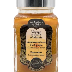 La Sultane de Saba Jasmine and Tropical Flowers Carrot Sugar Scrub 100 ML Malaisie